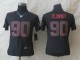Women Nike Houston Texans 90 Clowney Impact Limited Black Jerseys