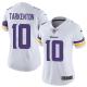 Womens NFL Minnesota Vikings #10 Tarkenton White Jersey