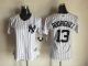 Womens MLB New York Yankees #13 Rodriguez White Majestic Jersey