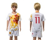 2016 Soccer Spain #11 Pedro Away Kids Jersey