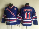 NHL New York Rangers #11 Messier Kids Blue Jersey