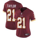 Womens Washington Redskins #21 Taylor Red Jersey