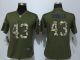 Women Nike Philadelphia Eagles 43 Sproles Green Salute To Service Limited Jersey