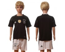 2016 Soccer German Blank Goalkeeper Kids Jersey