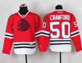NHL Chicago Blackhawks #50 Crawford Red Youth Jersey