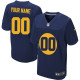 Nike Green Bay Packers Blue Elite Custom NFL Jersey