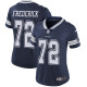 Womens Dallas Cowboys #72 Frederick Blue Jersey