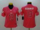 Womens New York Giants #13 Beckham JR Pink Limited Color Rush Jersey