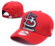 MLB St.Louis Cardinals Red Snapback Hats--GS