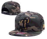 MLB Texas Rangers Snapback Camo Hats--TX