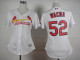 Women St.Louis Cardinals #52 Wacha White 2015 MLB Jersey