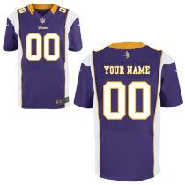Elite Team Color Vikings Nike Men Customized Jersey