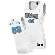 Women Denver Nuggets Custom NBA Jersey in White