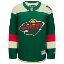 NHL Minnesota Wild Custom Jersey in Green