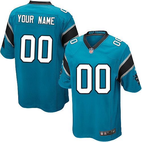 Nike Carolina Panthers Customized Elite Blue Jersey