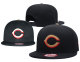MLB Cincinnati Reds Black Color Snapback Hats--GS