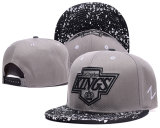 NHL Los Angeles Kings Grey Snapback Hats--GS