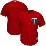 Majestics MLB Milwaukee Brewers Custom Red Jersey