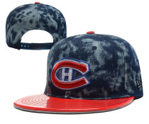 NHL Montreal Canadiens Snapback Hats--YD