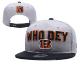 NFL Cincinnati Bengals Grey Snapback Hats--YD