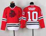Youth NHL Chicago Blackhawks #10 Sharp Red Jersey
