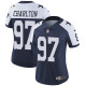 Womens Dallas Cowboys #97 Charlton White Thanksgiving Jersey