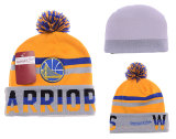 NBA Golden State Warriors Yellow Beanie--YD