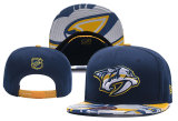 NHL Nashville Predators Blue Snapback Hats--YD