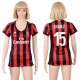 Womens Soccer Club AC Milan #15 Gomez Home Jersey