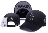 MLB Los Angeles Dodgers Snapback Black Hats--TY