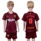 2017 Soccer Club Barcelona #8 A.Iniesta Away Kids Jersey