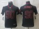 Youth 2014 Nike Houston Texans 90 Clowney Lights Out Black Elite Jerseys