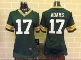 Nike Green Bay Packers #17 Adams Green Women Jersey