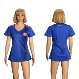 2018 Soccer Columbia Blank Womens Away Jersey