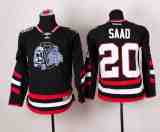 NHL Chicago Blackhawks #20 Saad Black Youth Jersey