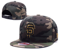 MLB San Francisco Giants Snapback Camo Hats--TX