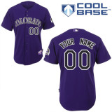 Alternate Personalized Cool Base Purple Colorado Rockies Jersey