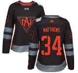 Women North America #34 Matthews Black World Cup of Hockey 2016 Premier Jersey