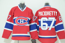 NHL Montreal Canadiens #67 Pacioretty Youth jersey in Red