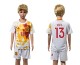 2016 Soccer Spain #13 Mata Away Kids Jersey