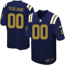 Nike New York Jets Customized Elite Blue Color Jersey