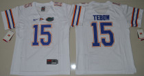 Youth Florida Gators Tim Tebow 15 College Football Jersey White