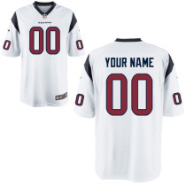 White Customized Game Youth Nike Houston Texans Jersey