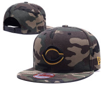 MLB Cincinnati Reds Snapback Camo Hats--TX