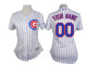 MLB Chicago Cubs Custom White Women Custom Jersey