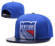 NHL New York Rangers Blue Snapback Hats--GS