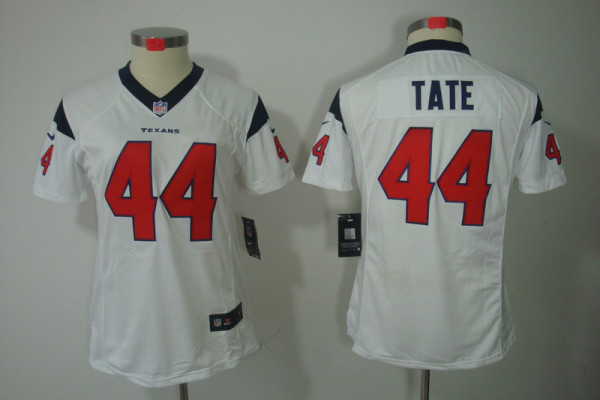 Nike NFL Womens #44 White Tate limited Houston Texans jersey