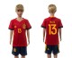 2016 Soccer Spain #13 Mata Home Kids Jersey