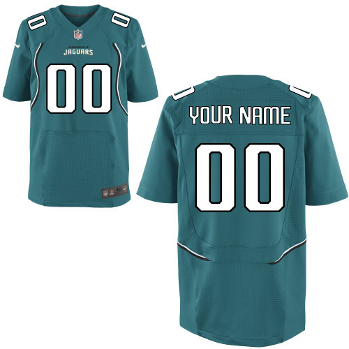 Customized Team Color Elite Nike Jacksonville Jaguars Custom Jersey