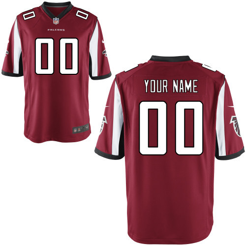 Team Color Customized Game NFL Atlanta Falcons Jersey